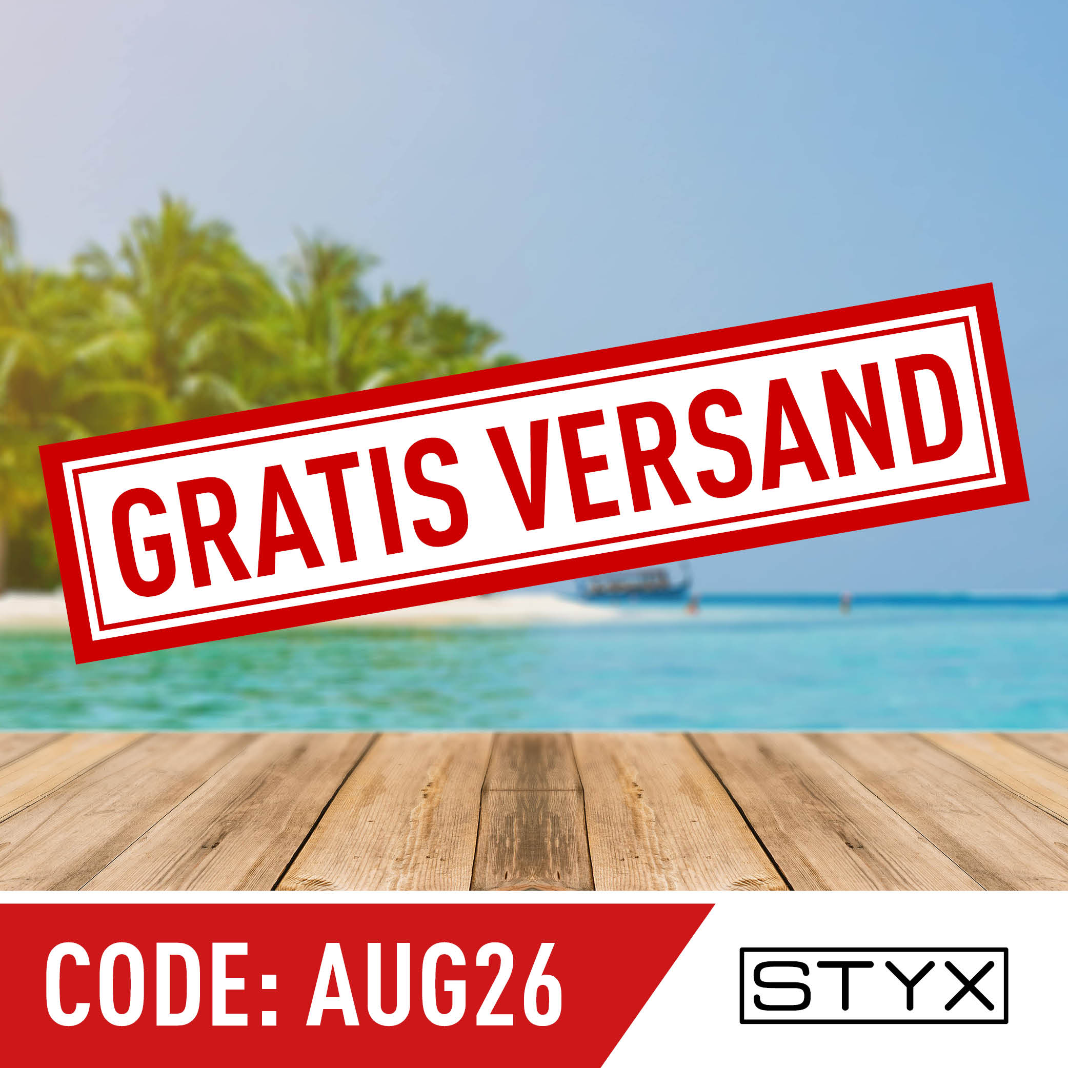 Gratis Versand im August bei STYX